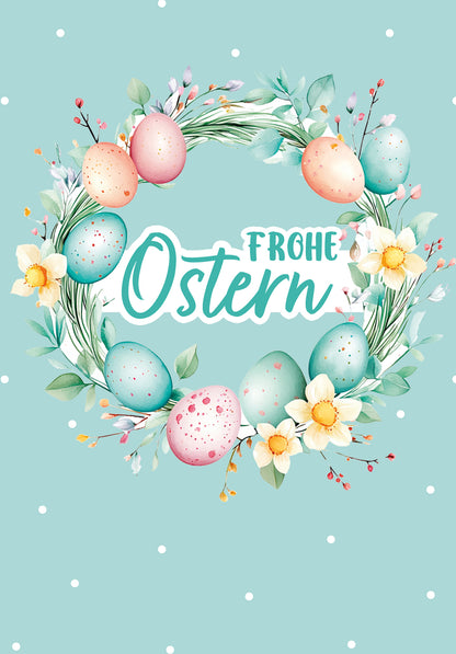 Frohe Ostern - Eierkranz