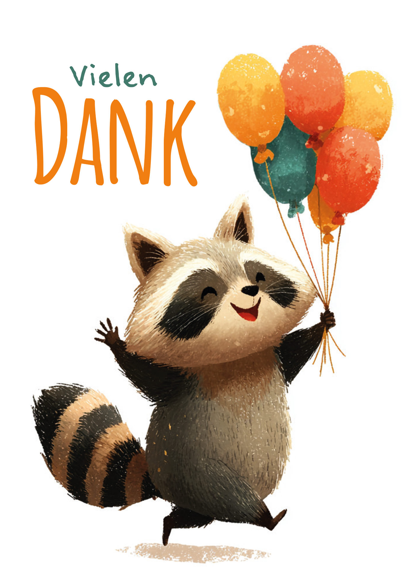 Vielen Dank - Waschbär