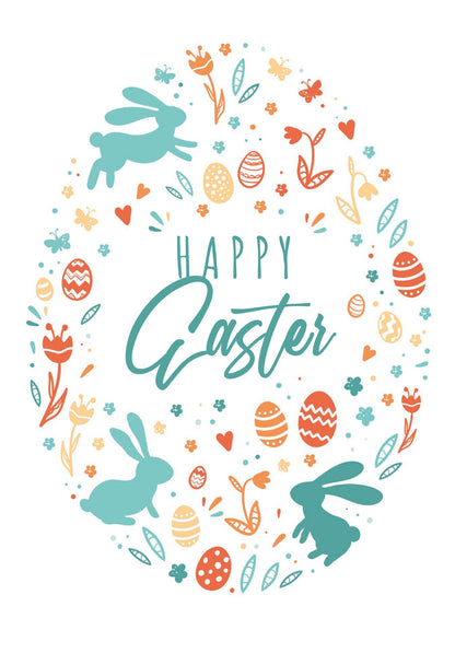 Happy Easter - Ei Bunt PDF