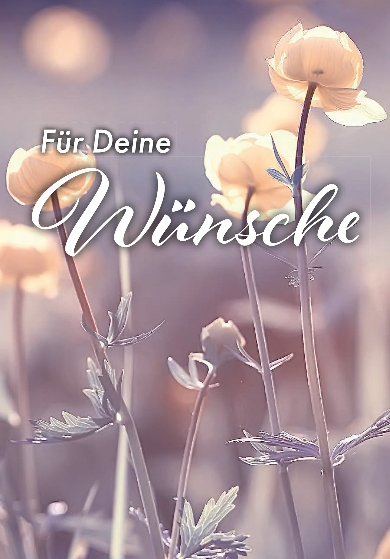 Für deine Wünsche - Blumen PDF