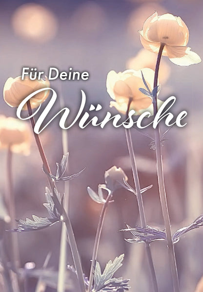 Für deine Wünsche - Blumen PDF