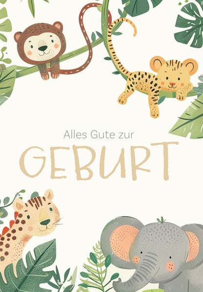 Alle Gute zur Geburt - Tiere