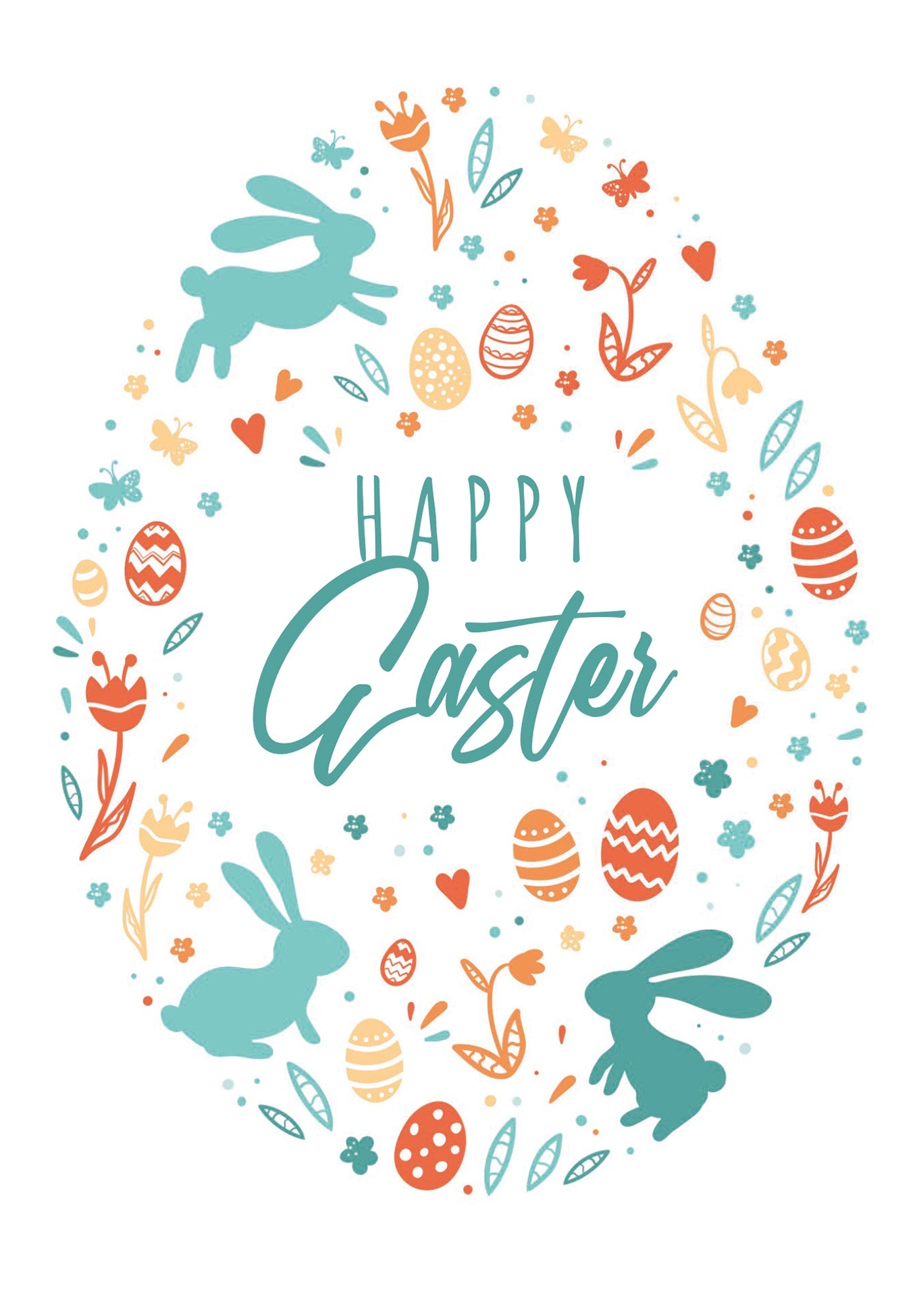 Wunschgutschein Happy Easter - Ei Bunt – Geschenkgutschein Ansicht 2