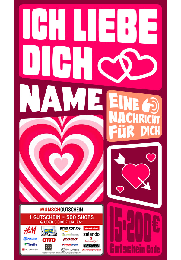 Digital - Ich liebe dich - Herzen