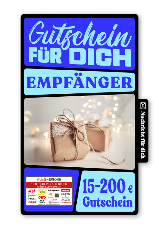Wunschgutschein Digital - Für Dich - Pakete – Geschenkgutschein Ansicht 1