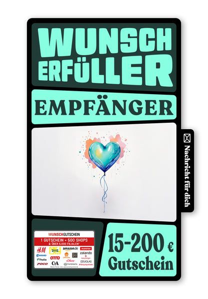 Wunschgutschein Digital - Alles Liebe Vatertag - Herz – Geschenkgutschein Ansicht 1
