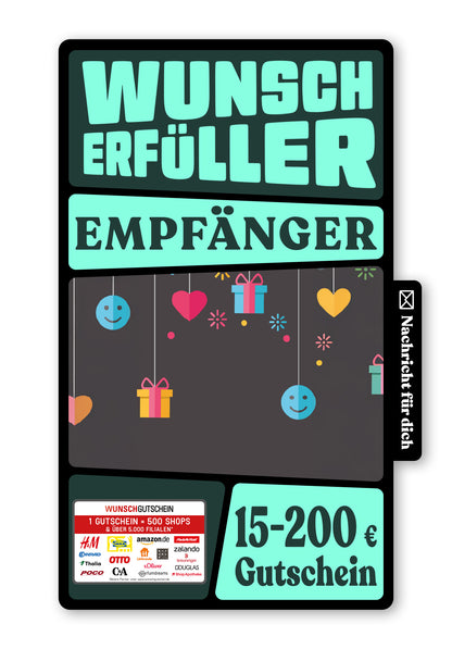 Wunschgutschein Digital - Alles Gute - Smiley – Geschenkgutschein Ansicht 1