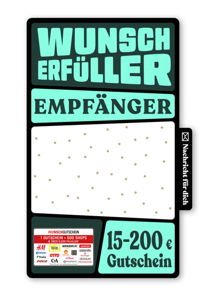 Wunschgutschein Digital - Für alle Wünsche - Punkte – Geschenkgutschein Ansicht 1
