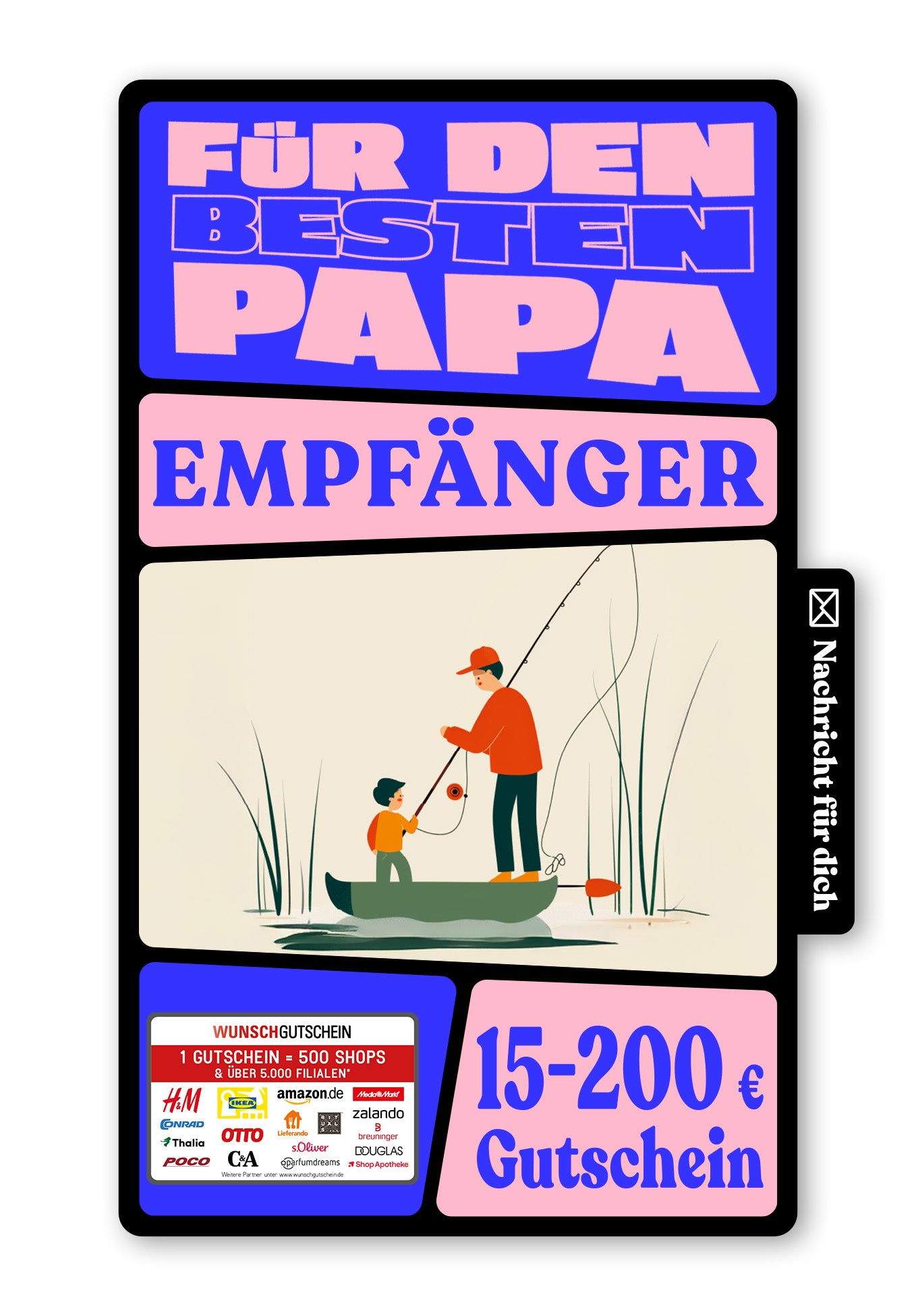 Wunschgutschein Digital - Für Dich - Angeln – Geschenkgutschein Ansicht 1