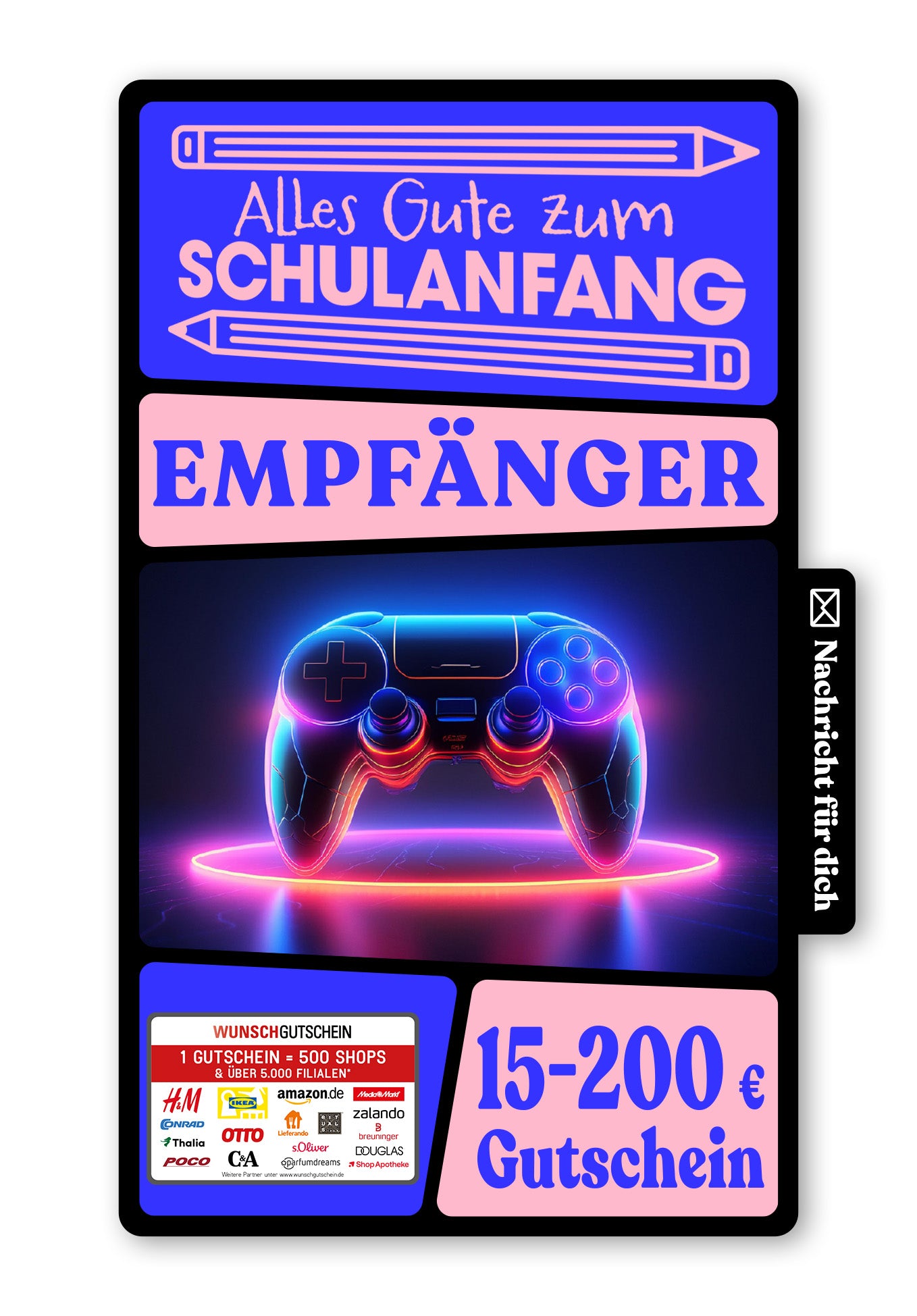 Wunschgutschein Digital - Level completed - Game – Geschenkgutschein Ansicht 1