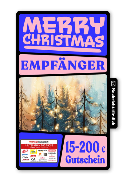 Wunschgutschein Digital - Dein Wunscherfüller - Lichter Wald – Geschenkgutschein Ansicht 1