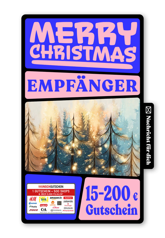 Wunschgutschein Digital - Dein Wunscherfüller - Lichter Wald – Geschenkgutschein Ansicht 1