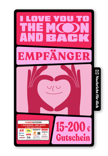 Wunschgutschein Digital - You Make me Smile - Pink – Geschenkgutschein Ansicht 1