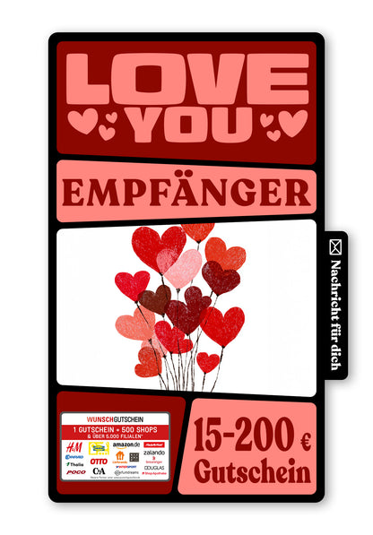 Digital - Happy Valentines Day - Herzballons