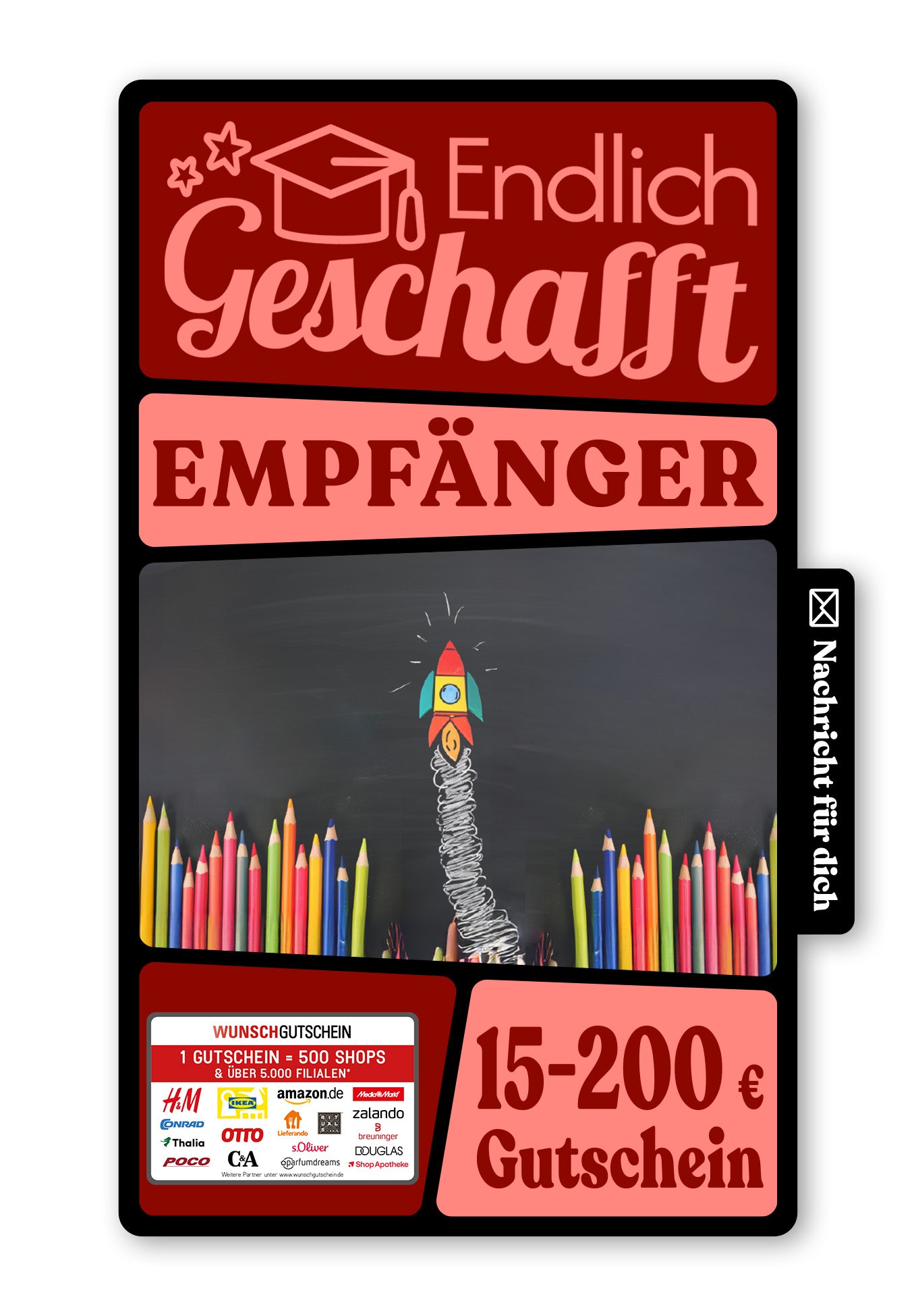 Wunschgutschein Digital - Dein Wunscherfüller - Tafel – Geschenkgutschein Ansicht 1