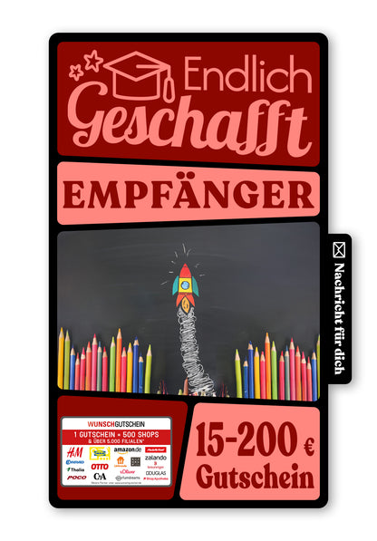 Wunschgutschein Digital - Dein Wunscherfüller - Tafel – Geschenkgutschein Ansicht 1