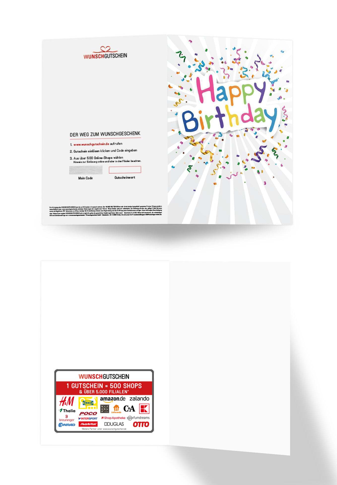 Happy Birthday - Konfetti PDF