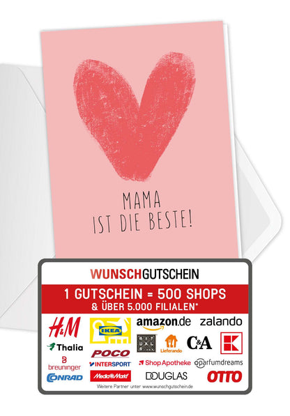 Mama ist die Beste - Herz PDF