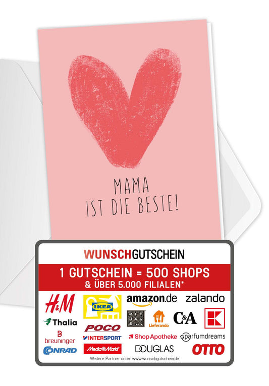 Mama ist die Beste - Herz PDF