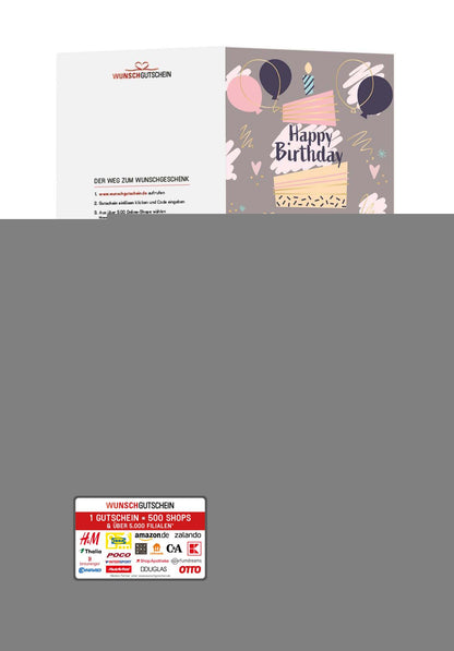 Happy Birthday - Grau PDF