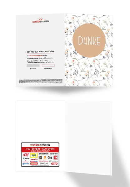 Danke - Blumen Weiß PDF