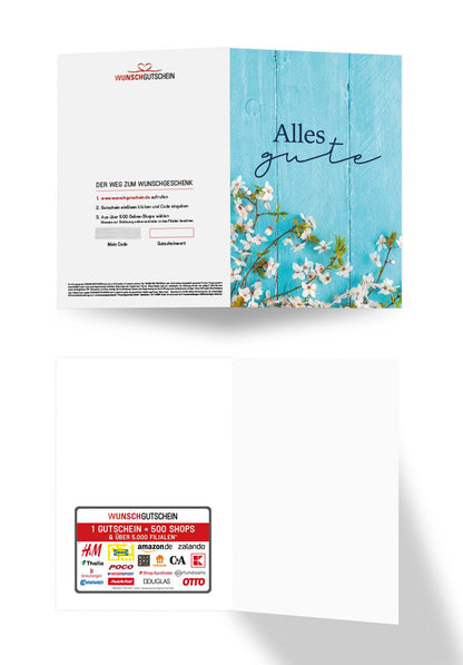 Alles Gute - Holz Blau PDF