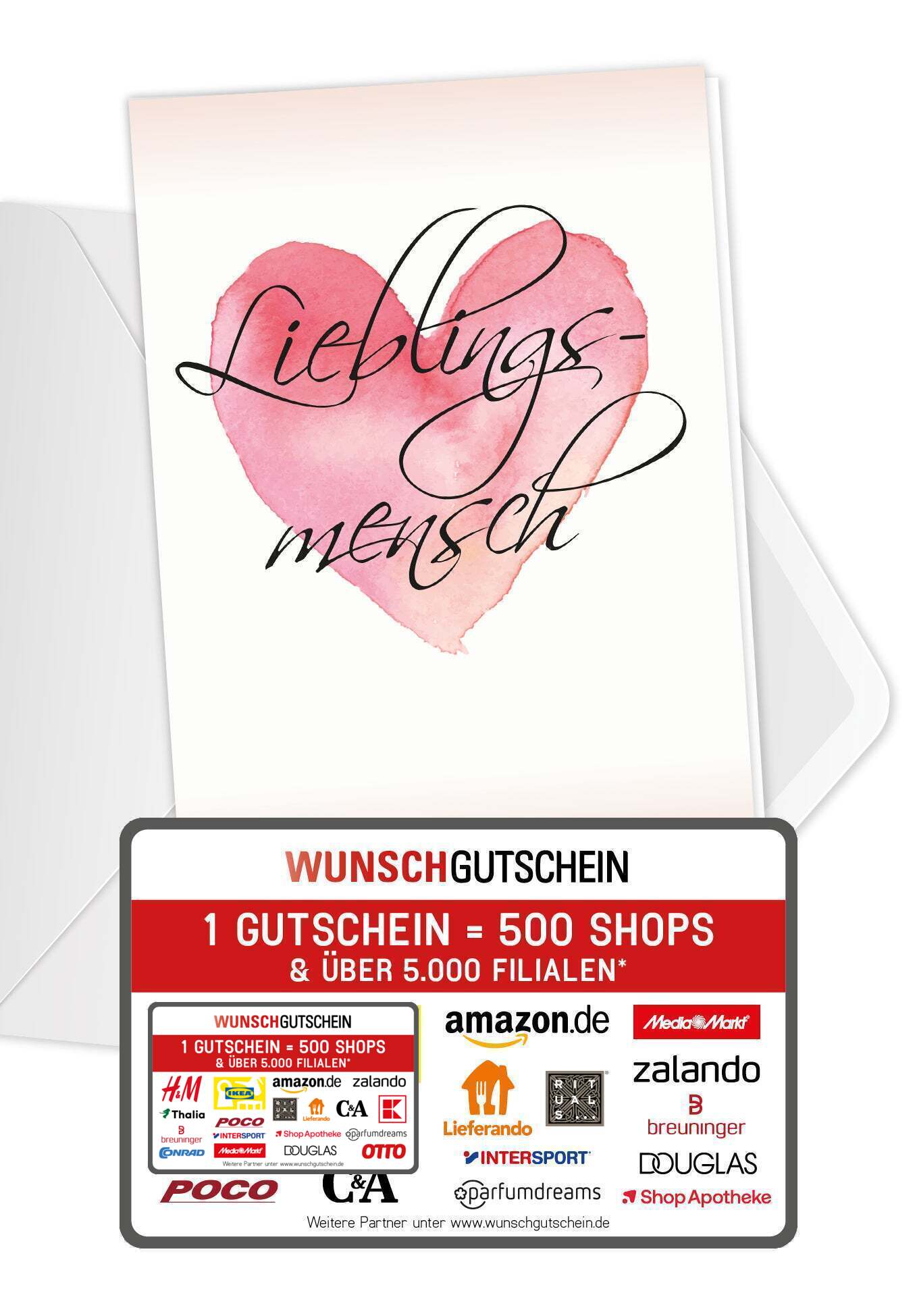 Gutschein - Aquarell blau PDF