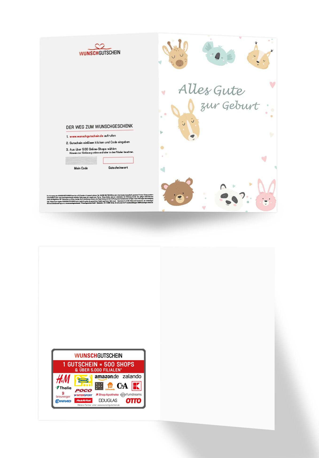 Alles Gute zur Geburt - Tiere PDF