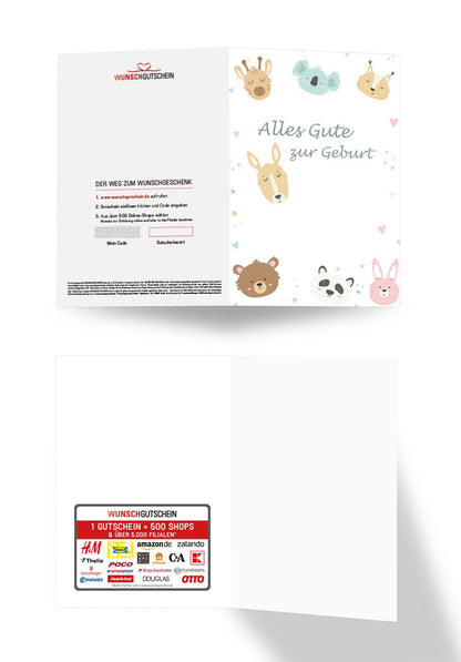 Alles Gute zur Geburt - Tiere PDF