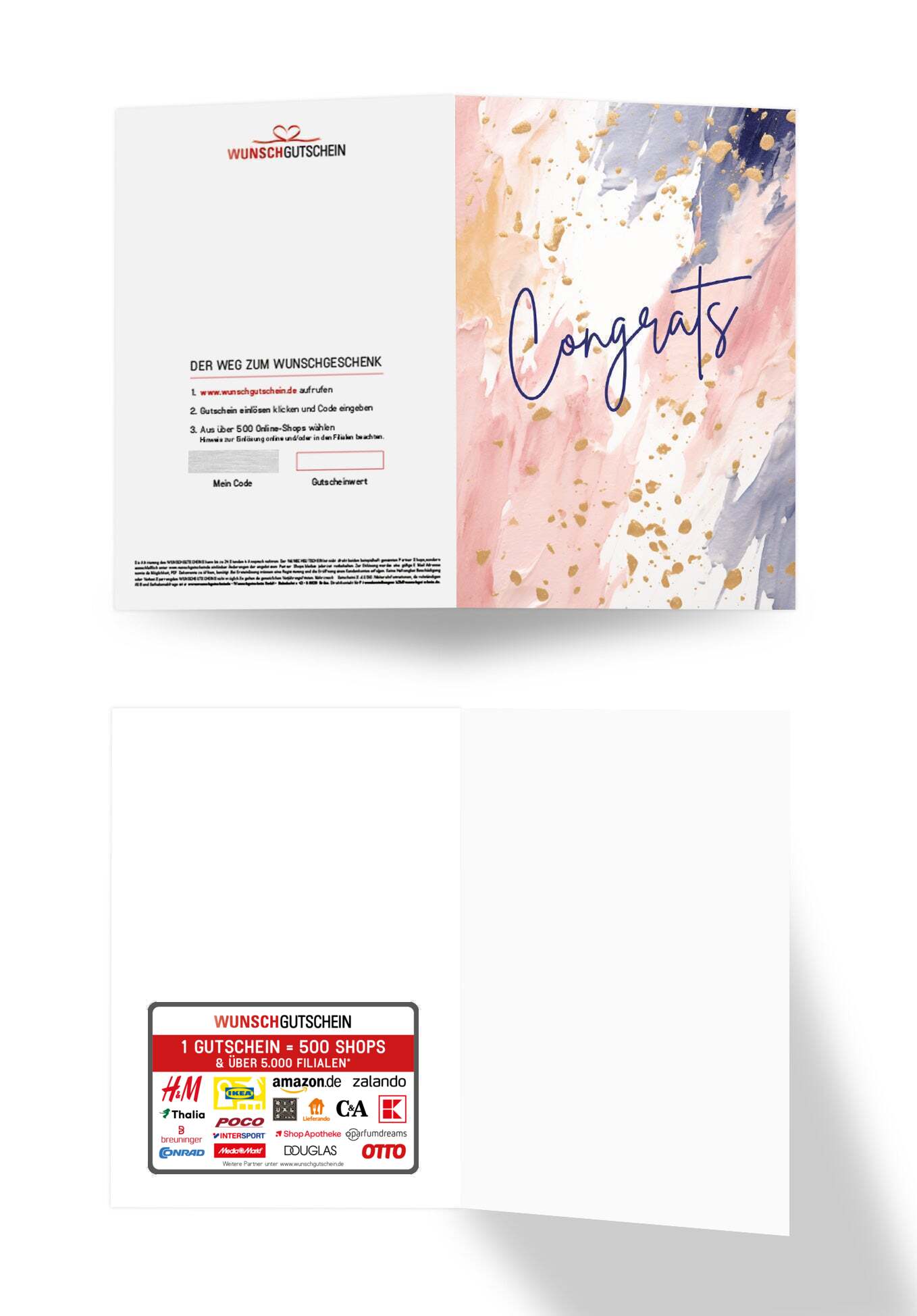 Congrats - Aquarell Bunt PDF
