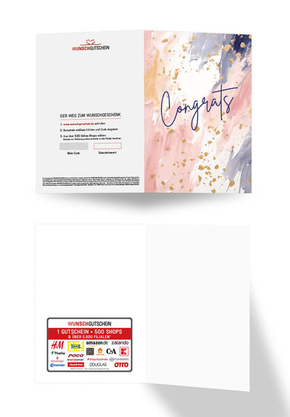 Congrats - Aquarell Bunt PDF
