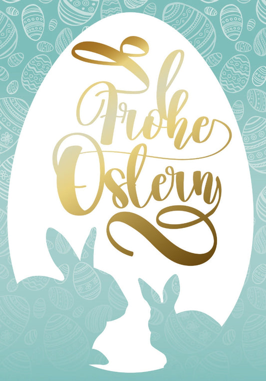 Frohe Ostern - Ei Hase