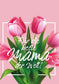 Für die beste Mama - Pinke Tulpen