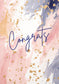 Congrats - Aquarell Bunt