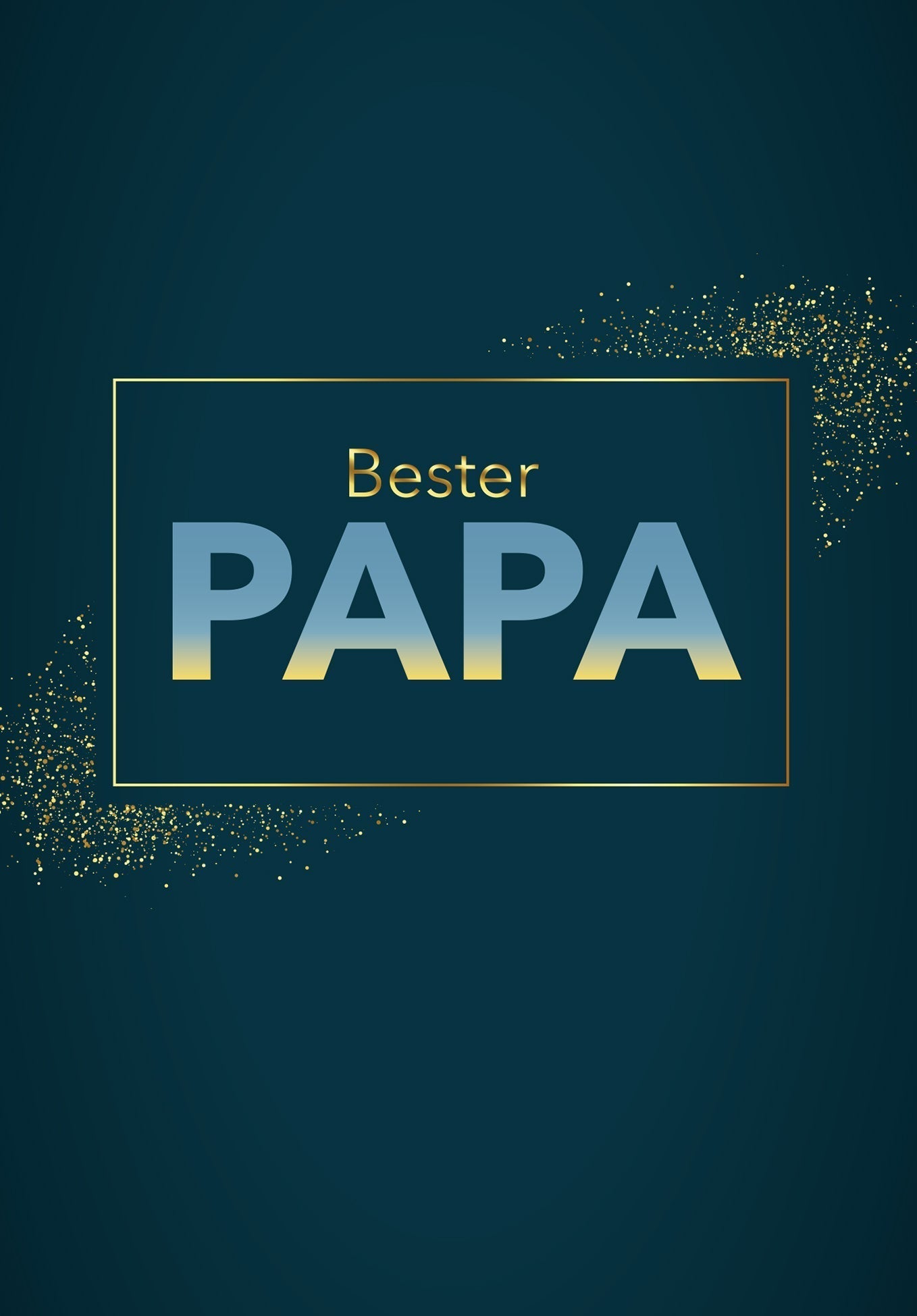 Bester Papa - Blau (Gutscheinwert)
