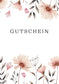 Gutschein - Blumen weiß