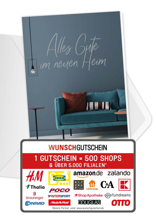 Alles Gute Heim - Wohnzimmer (Gutscheinwert)