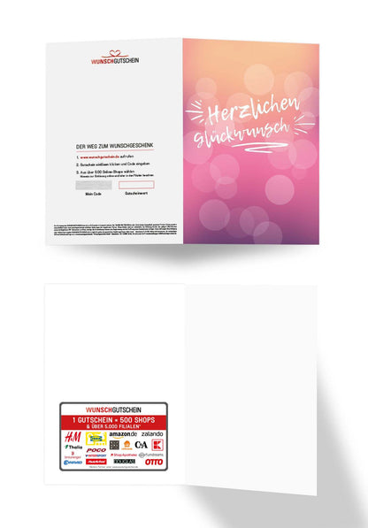 Herzlichen Glückwunsch - Pink