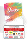 Danke - Bunt
