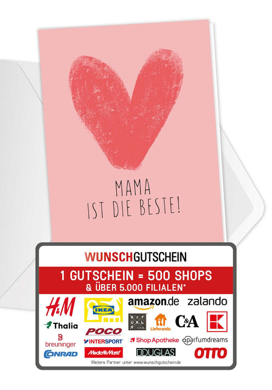 Mama ist die Beste - Herz