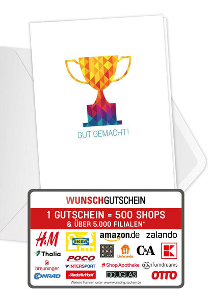Gut gemacht - Pokal