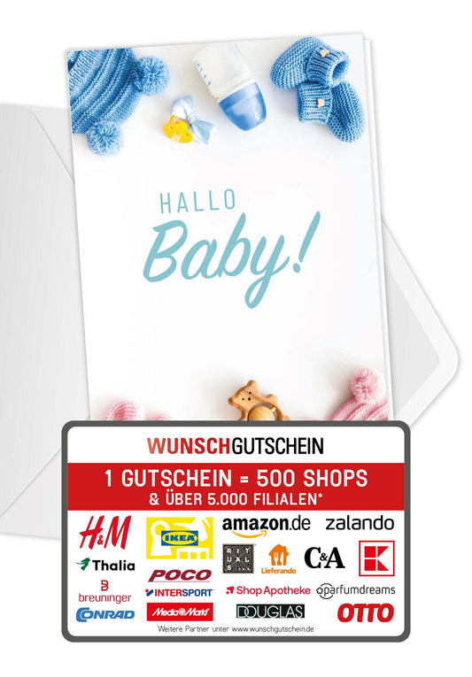 Hallo Baby - Babyklamotten (Gutscheinwert)