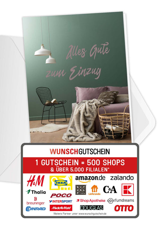 Alles Gute zum Einzug - Wohnzimmer (Gutscheinwert)